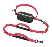 Laisse pour chien en nylon robuste avec cordon élastique et design réfléchissant pour promener les races