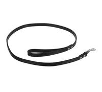 Laisse pour Chien en PU avec Pierres Brillantes, Noire, Souple | Chat et Petit Chien, Usage Randonnée et Jardin, Ronde, Confortable, Style Coloré