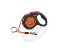 Laisse pour chien en sangle Nobby Pet Flexi New Neon Orange 5 m