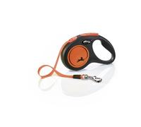 Laisse pour chien en sangle Nobby Pet Flexi New Neon Orange 5 m