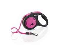 Laisse pour chien en sangle Nobby Pet Flexi New Neon Rose 5 m