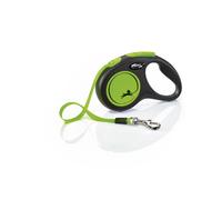Laisse pour chien en sangle Nobby Pet Flexi New Neon Vert 5 m