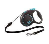 Laisse pour Chien Flexi BLACK DESIGN 3 m Bleu XS