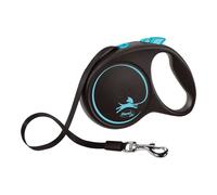 Laisse pour Chien Flexi BLACK DESIGN 5 m Bleu Taille L