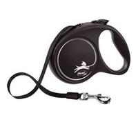 Laisse pour Chien Flexi BLACK DESIGN 5 m Taille L Silver G