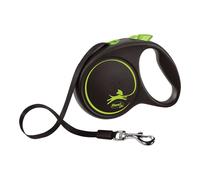 Laisse pour Chien Flexi BLACK DESIGN 5 m Taille S Vert
