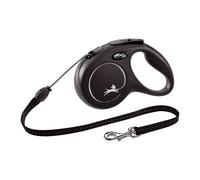 Laisse pour Chien Flexi NEW CLASSIC Noir M