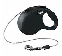 flexi New Classic Cordon pour Chien Noir 3 m Taille XS