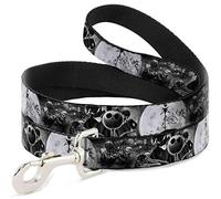 Laisse pour Chien Jack Oogie Boogie Scenes Gris 1,8 m de Long 3,8 cm de Large