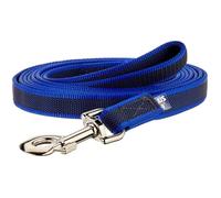 Laisse pour chien - JULIUS K-9 - Super-Grip - 20 mm x 3 m - Bleu/Gris - Nylon durable