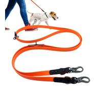 Laisse pour chien | Laisse de traction imperméable en PVC robuste pour grands chiens jusqu'à 220 kg, cordes avec 2 boucles en métal pour la chasse et la promenade
