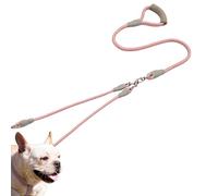 Laisse pour chien - Laisse en nylon à double tête résistante aux morsures - 150 cm de long - Avec poignée confortable - Pour les chiens de taille moyenne et grande - Pour les promenades en plein air