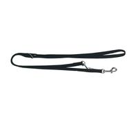Kerbl Pet Laisse Miami, Laisse pour Chien, Noire, 200cmx25mm, Nylon, réglable sur 3 Positions