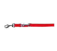 Kerbl Pet Laisse Miami, Laisse pour Chien, Rouge, 200cmx15mm, Nylon, réglable sur 3 Positions