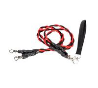 Laisse pour Chien - Longue Laisse Double Mèche à Forte Traction | Accessoires pour Animaux Robuste Confortable et Solide pour Parc Entraînement Plage Promenades avec Sécurité Améliorée