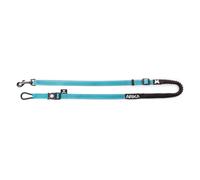 Laisse pour chien longue nylon Martin Sellier Ccross Turquoise 1,3/2,2 m x 20 mm