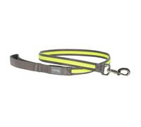 Kerbl Pet Laisse Lumineuse Light&Reflex Gris/Jaune Fluo, 120cm, 25mm