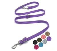 Laisse pour Chien Multifonction à Double extrémité, pour l'entraînement à l'obéissance ou Le Travail à Distance, Facile à Utiliser, légère, Douce et Durable, Convertible, Mains Libres, à Porter sur