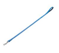 Nobby Leine "VELOURS" turquoise; L: 100cm; B: 18mm