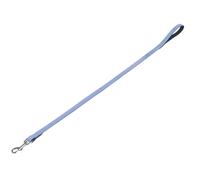 Nobby Leine "VELOURS" bleu clair (Ciel); L: 100cm; l: 14mm