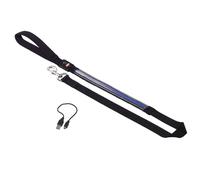 Laisse pour chien norvégien Nobby Pet Flash Mesh Bleu 120 cm x 25 mm