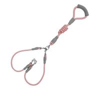 Laisse pour Chien Nylon Double Attache | Laisse Renforcée 1.5 M Avec Poignée Confortable Pour Chiens Moyens Et Grands - Marche, Randonnée, Jogging, Entraînement En