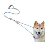 Laisse Pour Chien Nylon Double Attache | Laisse Renforcée 1.5 M Avec Poignée Confortable Pour Promenade Randonnée Extérieur Chien Moyen Grand