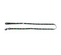 Laisse pour chien nylon Martin Sellier Fish Star Noir 10x100 cm