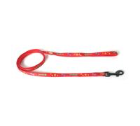 Laisse pour chien nylon Martin Sellier Fish Star Rouge 10x100 cm