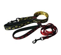 Laisse pour chien nylon Martin Sellier Patte Jaune S (16/120 cm)