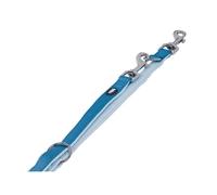 Nobby Laisse de présentation "Classic Preno" L : 200 cm, l : 20/25 mm bleu clair / bleu clair