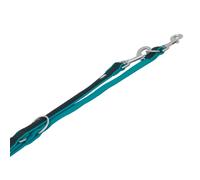 Nobby Mesh Preno Laisse d'Entrainement pour Chien Turquoise 200 cm/15-20 mm