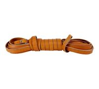 AKAH Laisse de recherche au sang en cuir clair 8 m x 16 mm