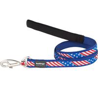 Laisse pour chien Red Dingo US Flag 1,2 m bleu 1.2 x 120 cm