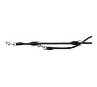 Laisse pour chien réglable cousue ronde en cuir Trixie Active L/XL Noir L/XL