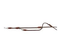 Laisse pour chien réglable cousue ronde en cuir Trixie Active S/M Marron S/M