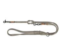 Trixie Laisse en cuir BE Nordic 17470 en V écologique 2 m Ø 8 mm Gris XS–L