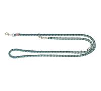 Trixie Laisse réglable pour chien Bleu Vert L/XL 2 m