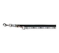 Laisse pour chien réglable Trixie Silver Reflect Noir M/L