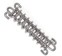 Laisse pour chien, ressort en acier résistant, boucle fixe, pour formation Sunshine, rideau à ressort en acier résistant, corde fixe, boucles fixes, ressort amortisseur pour chiens