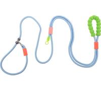 Laisse Pour Chien Sans Les Mains, Laisse Ajustable Multifonction À La Taille Bandoulière, Laisse Course 2,5M 8,2Ft, Poignée Mousse Chien Petite, Moyenne Grande Taille, Bleu Vert