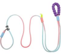 Laisse Pour Chien Sans Mains, Laisse Ajustable Multifonction Taille Bandoulière, Laisse Course 3,5M 11,5Ft, Poignée Mousse Pour Chien Petite, Moyenne Grande Taille, Rose Violet
