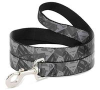 Laisse pour Chien Superman Shield Camouflage Gris 122 cm de Long 1,3 cm de Large