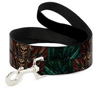 Laisse pour Chien Tatouage Johnny Zombie King 1,2 m de Long 1,3 cm de Large