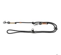Trixie BE Nordic 17235 Laisse en V réglable avec Charme Nordique pour Chiens de Grande à très Grande Taille Noir/Sable 2 m Ø 13 mm Taille L à XL