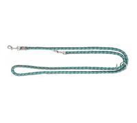 Laisse Pour Chien - Trixie - Cavo Réglable - Aqua/Graphite Gris - Multi-Positions - Nylon