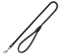 Laisse Pour Chien - Trixie - Cavo - Taille S/M - Nylon Bicolore - Noir/Graphite