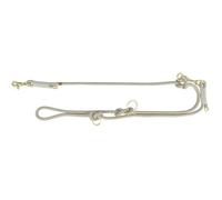 Laisse Pour Chien - Trixie - Corde Souple Réglable - Multi-Positions - Nylon - Gris