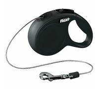 flexi New Classic Cordon pour Chien Noir 3 m Taille XS