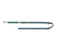 Laisse Pour Chien - Trixie - Premium Réglable - Bleu Pétrole - Multi-Positions - Nylon